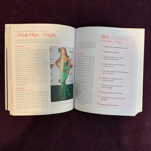2/$15 How to Never Look Fat Again by C. Krupp - Picture 2 of 4